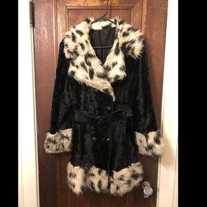 Vintage faux fur coat